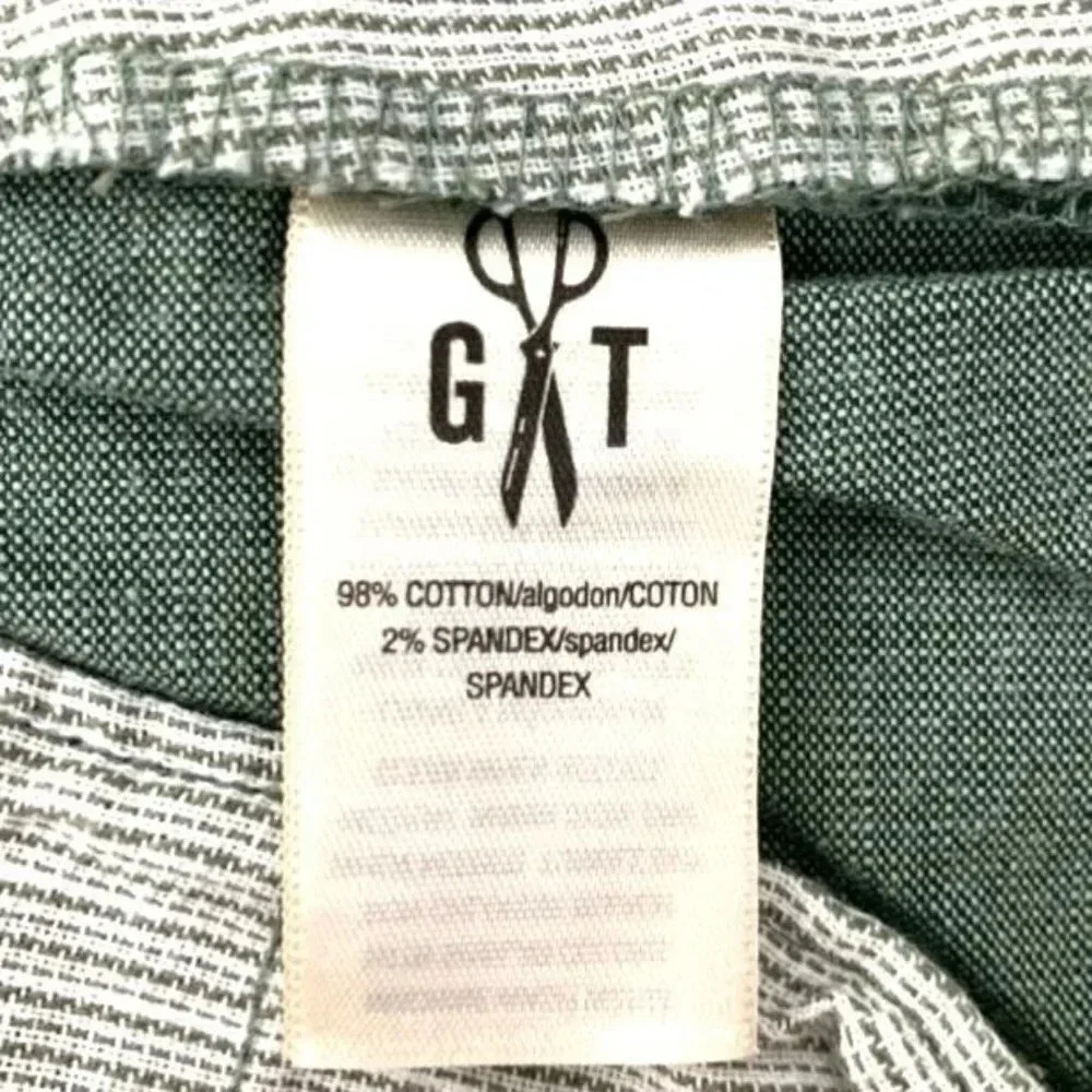 GoodthReads Olive Green Stretch Flat Front Size 30 Men's Short - Picture 11 of 12